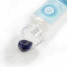 Throat Chakra Bath Salt Blend by New Moon Beginnings