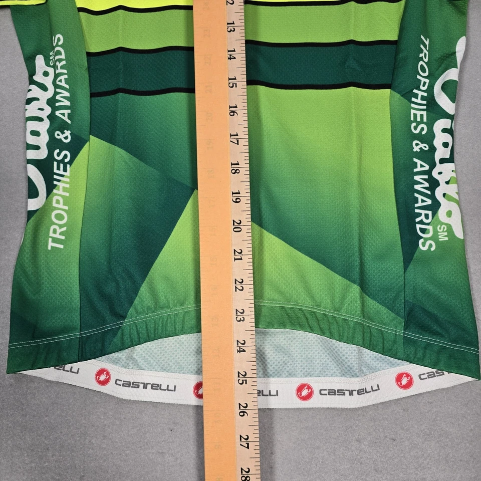 Traje de ciclismo Castelli CBRE Jersey Kiss Air Pad Shorts para mujer grande negro verde Foto 4 de 4