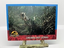 1993 TOPPS JURASSIC PARK Card Series 2 - 92 Likeable But Lethal