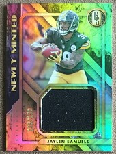 2018 Gold Standard Newly Minted Jersey /199 Jaylen Samuels Steelers Rookie #34