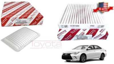 OEM Genuine Toyota Air 17801-YZZ02 & Cabin 87139-YZZ82 Filter