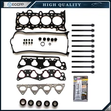 ECCPP Head Gasket Bolts Set For Honda Civic Del Sol 1.6L SOHC D16Y5 D16Y8 D16B5
