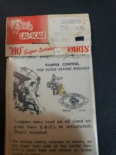 Vintage Cal-Scale HO Damper Control Superheater Co DA-269 NOS 1960