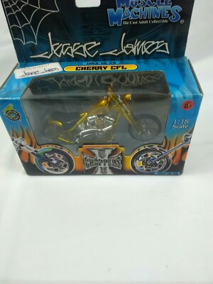 Jesse James Muscle Machines West Coast Choppers Cherry CFL  1:18 2003