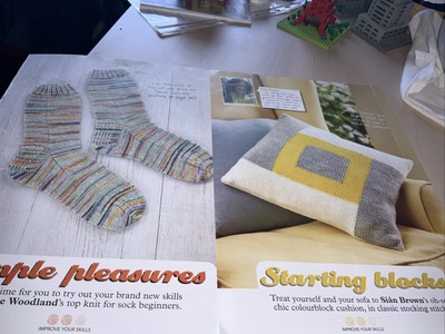 Startblöcke Kissen & einfache Freuden Anfänger Socken Strickanleitung