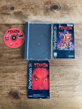 Tekken Long Box w/ Manual Sony PS1 Playstation 1 1995 Namco 18