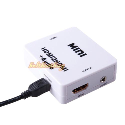 MINI HDMI2HDMI AUDIO+ Audio Converter with 1080p HDMI to HDMI with Audio