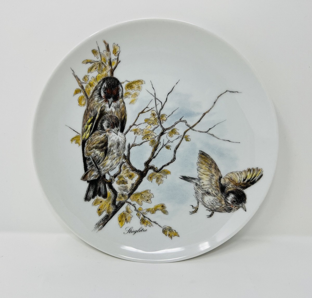 Vintage Kaiser W Germany Fine Porcelain Nature Bird Plate