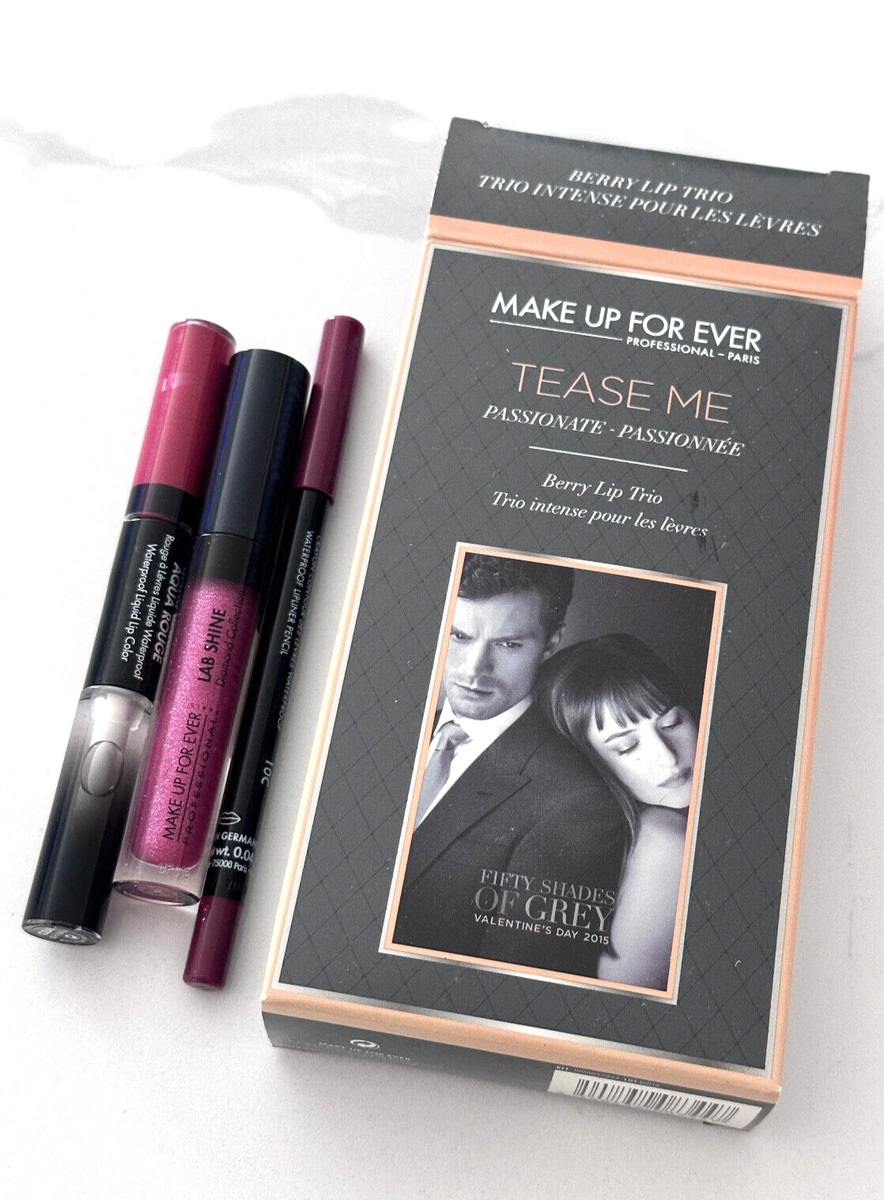 Make Up For Ever TEASE ME Passionate Berry Lip Trio | eBay