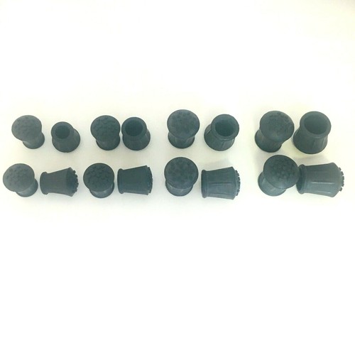 Heavy Duty Walking Stick Rubber Ferrules Cane Crutch Grip Tip Ends Various Sizes - 第 1/1 張圖片