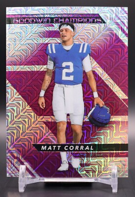 #ad Matt Corral 2022 Goodwin Champion High Series Pink Traxx GP CM $5.99