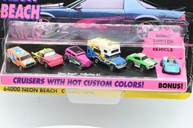 Micro Machines Neon Beach Collection #1 1992 64000 Neon Beach Read Description 