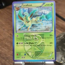 Pokémon Leafeon Plasma Freeze Team Plasma Rare Stage 1 11/116 HP100 2013 English