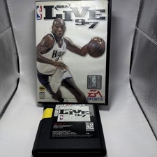 NBA Live 97 Sega Genesis Cleaned and Tested Working no manual