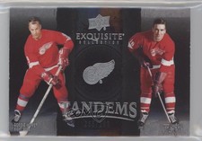 2024 Black Diamond Exquisite Collection Tandems Gordie Howe Ted Lindsay HOF 03uh