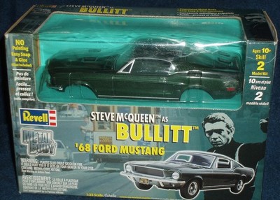 REVELL 1968 FORD MUSTANG GT390 BULLITT DIECAST METAL MODEL KIT
