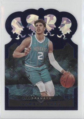 2020-21 Panini Crown Royale Blue Crystal 73/99 LaMelo Ball #79 Rookie RC hs9