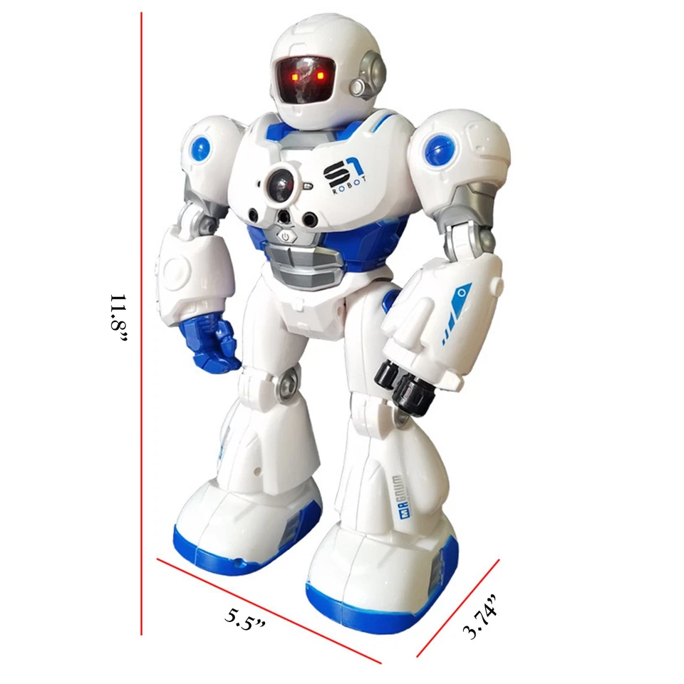 RC Robot Toy Dancing Robot for Kids, Remote Control Smart Robot Birthday Gift - Image 4 of 4