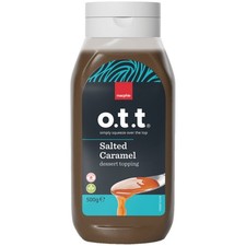 OTT Salted Caramel Dessert Topping Sauce | 1x500g | Free Delivery