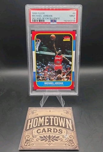 1996 Fleer Decade Of Excellence #4 Michael Jordan Decade Of Excellence PSA 9