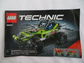 LEGO 42027 Desert Racer Technic Pullback Motor Dune Buggy Off Roader Green 2014