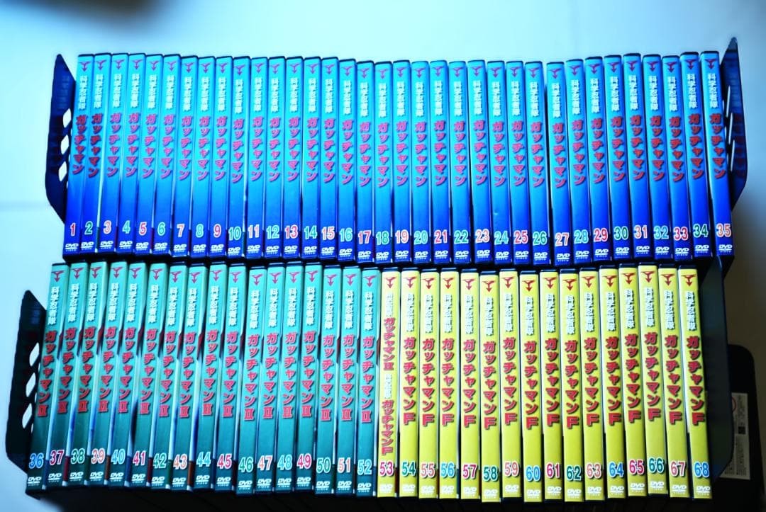 Gatchaman Anime DVD Set Vol. 1-68 Complete Tested Japan