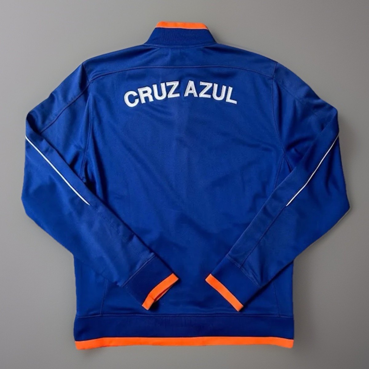 Umbro  Blue Cruz Azul Mexico Soccer Club Zip Front Track Jacket, Medium View 3