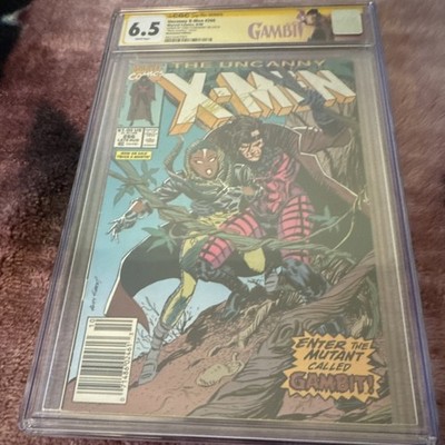 The Uncanny X-Men #266 CGC 6.5 Signed Mark jewelers/custom label First Gambit 