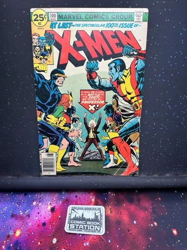 X-Men #100 Raw G/VG Nesstand Old vs New X-Men Vintage Bronze Age Marvel Comic 76