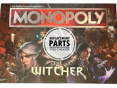 Monopoly The Witcher Edition Board Game REPLACEMENT PARTS PIECES YOU CHOOSE