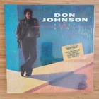 DON JOHNSON - Heart Beat / '80s Electro Pop Hype Sticker SEALED LP