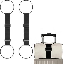 2Pcs Multi Use Strong Luggage Connector Straps for Suitcases Adjustable