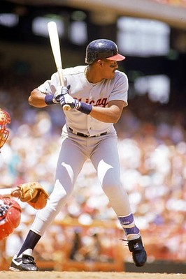 Carlos Martinez Chicago White Sox waits for the pitch at the 1989 - Old Photo