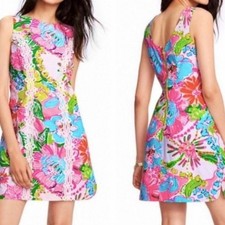Lilly Pulitzer Girls  Target 20th Anniv. Nosey Posie Shift Dress size:XL (14/16)