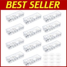 Clear Electronics Storage Box with Lid - 12 Count