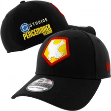 Peacemaker Logo New Era 39Thirty Fitted Hat Black
