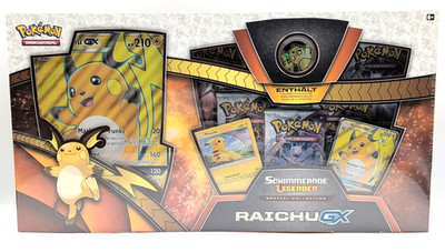 Pokémon Schimmernde Legenden Raichu GX Spezial Kollektion Box Deutsch Neu & OVP