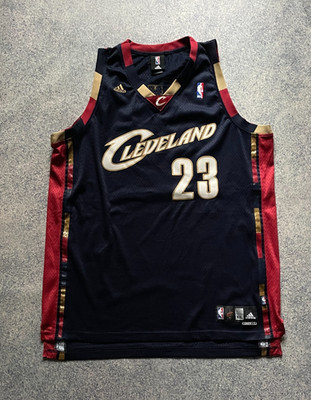 2006 2010 CLEVELAND CAVALIERS JAMES #23 ADIDAS SWINGMAN TRIKOT GRÖSSE XXL Vin...