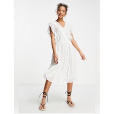 Raga Whisked Away Smocked Midi Dress - XS