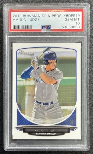 AARON JUDGE PSA 10 2013 BOWMAN DRAFT PICKS & PROSPECTS #BDPP19 YANKEES RC 9698