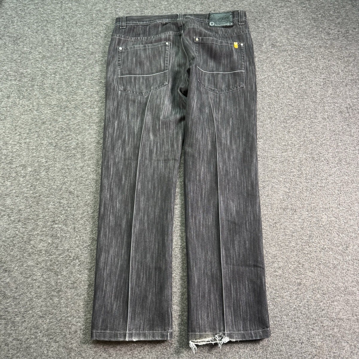Vtg SouthPole Gold Tab Jeans Mens 32x33 Baggy Wide Leg Skater 90s 