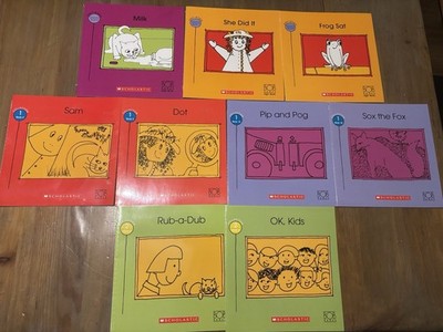 Vtg Scholastic Bob Books Fun! Early Readers K-Level 2 Sight Words Short Stories
