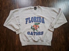 Vtg 80s 90s University of Florida Gators Crew Neck Pullover Sweatshirt Adult M