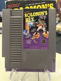 Solomon's Key (Nintendo NES) Complete CIB Rare Cleaned & Tested