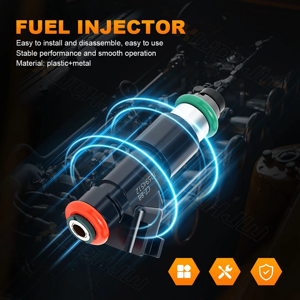 8x Inyectores de combustible de actualización para Chevrolet Tahoe 2007-2009 5,3 L 6,0 L 4,8 L 6,2 L V8 Foto 2 de 4