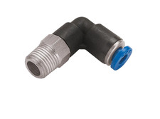10mm x 1/2" BSPT Male Swivel Push Fit Elbow (Air & Non-Drinking Water)