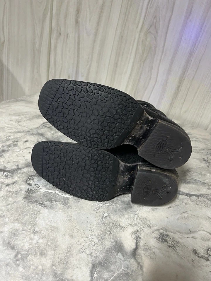 Botas Hondo biqueira quadrada com cadarço - Imagem 4 de 4