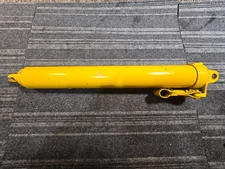 Hydraulic Long Ram Jack Oil 8 Ton Single Pump Clevis Base Yellow *MISSING HANDLE