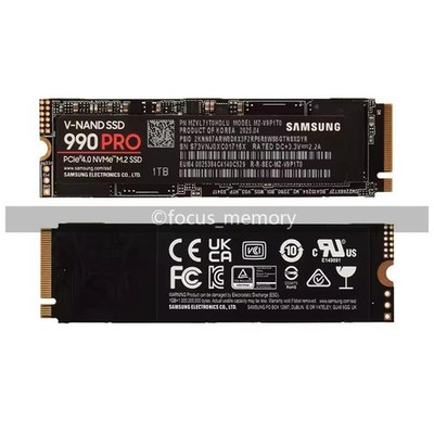 SAMSUNG SSD 990 PRO 1TB PCIe 4.0 NVMe M.2 Internal Solid State