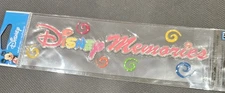 ek success disney adhesive titles Disney Memories 6x2 "